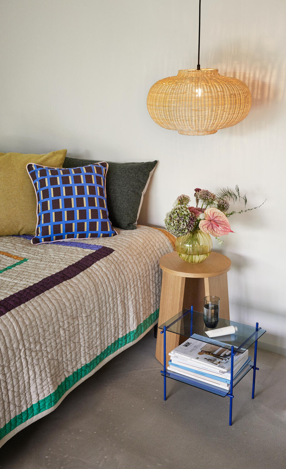 Chand Ellipse pendel, Natur - H27 cm